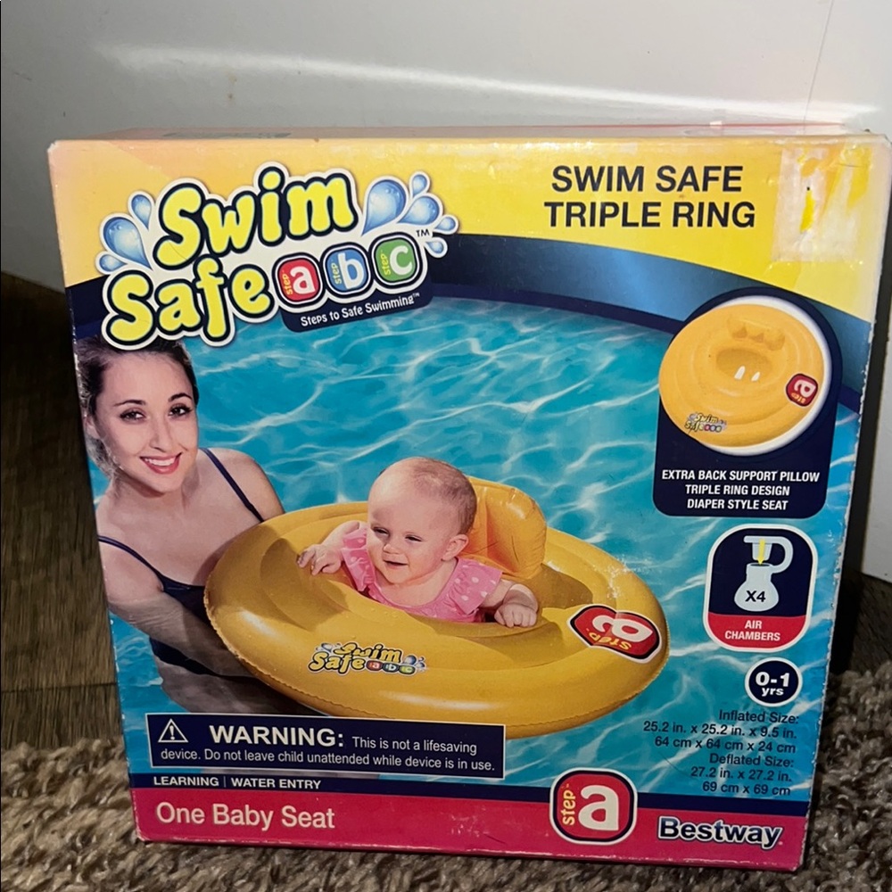Yellow Triple Ring Float